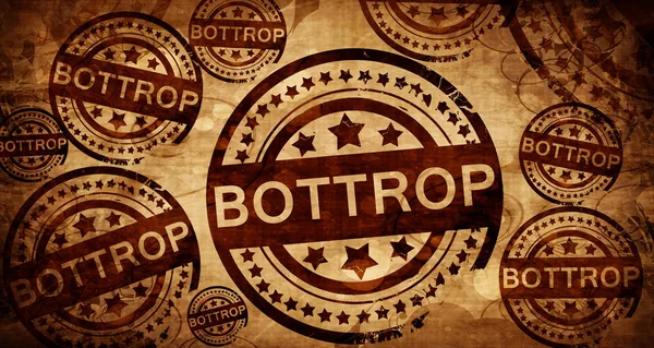 Bottrop, sello vintage sobre fondo de papel — Foto de Stock