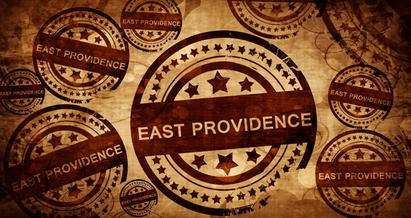 East providence, vintage stamp on paper background — Stock Photo, Image