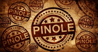 pinole, vintage stamp on paper background clipart
