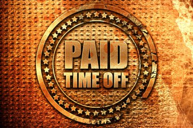 ödeme zamanı, 3d render, grunge metal pul