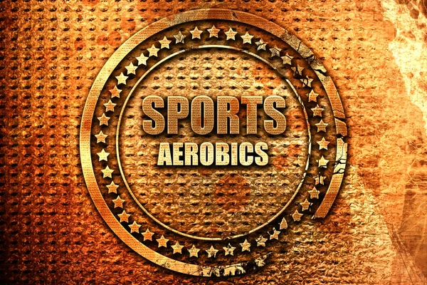 Sport Aerobics Tecken Bakgrund Med Några Mjuka Mjuka Linjer Rendering — Stockfoto