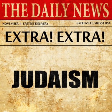 Yahudilik, gazete makale metni