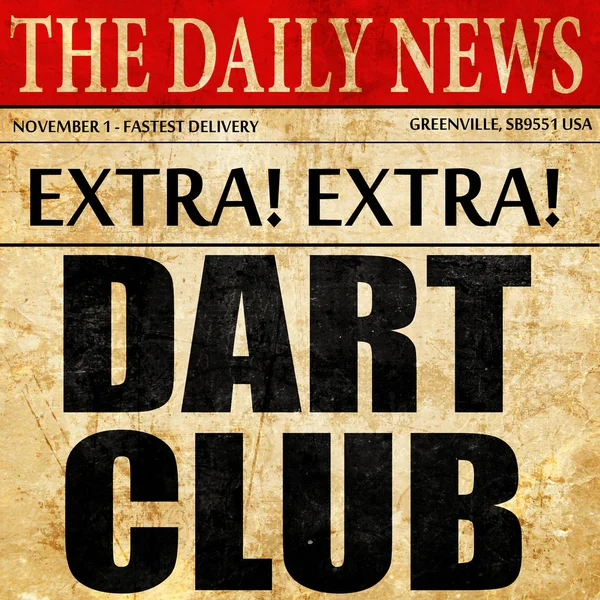 DART club, το κείμενο του άρθρου εφημερίδας — Φωτογραφία Αρχείου