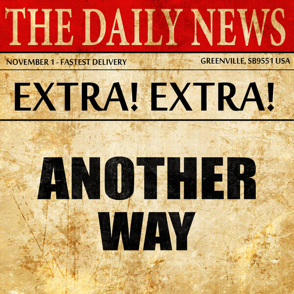 по-другому, текст газетной статьи
