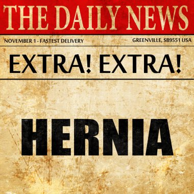 Fıtık, gazete makale metni