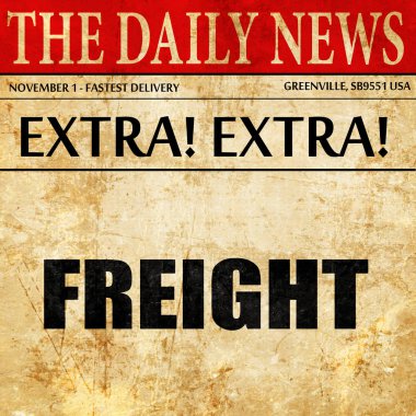 nakliye, gazete makale metni