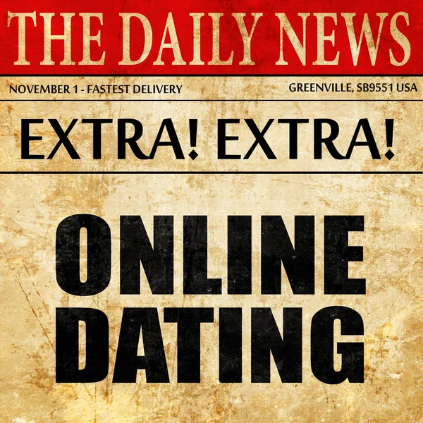 online dating, newspaper article text