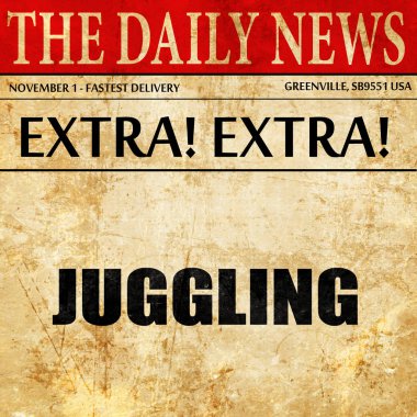 hokkabazlık işareti arka plan, gazete makale metni