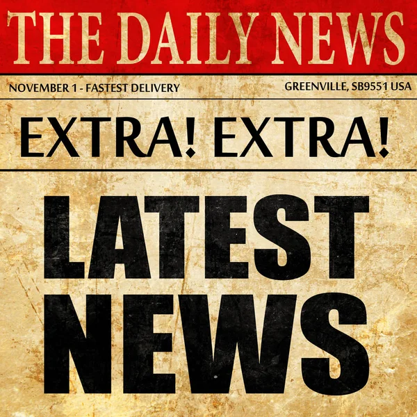 Latest News Newspaper Article Text Latest News Newspaper Article Text