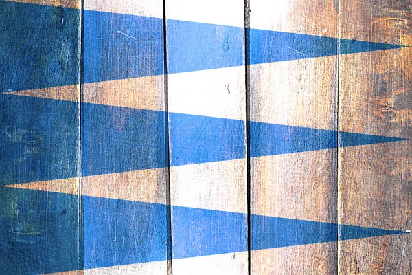 Vintage Sogn og fjordane σημαία στο grunge ξύλινα πάνελ — Φωτογραφία Αρχείου