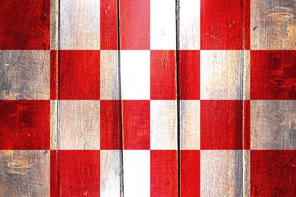 Vintage Severní Brabant, noord brabant vlajky na grunge dřevěný panel — Stock fotografie