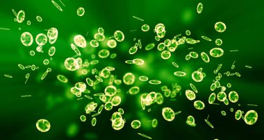 virüs bakteri hücre arka plan