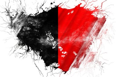 Grunge eski Valle d aoasta bayrak