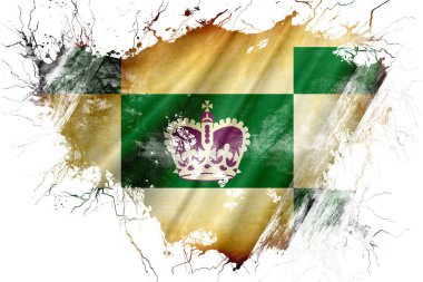 Grunge eski Charlottetown bayrak