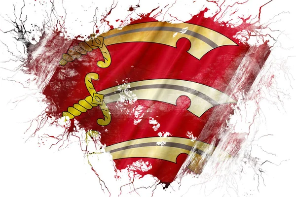 Grunge eski Essex bayrak — Stok fotoğraf
