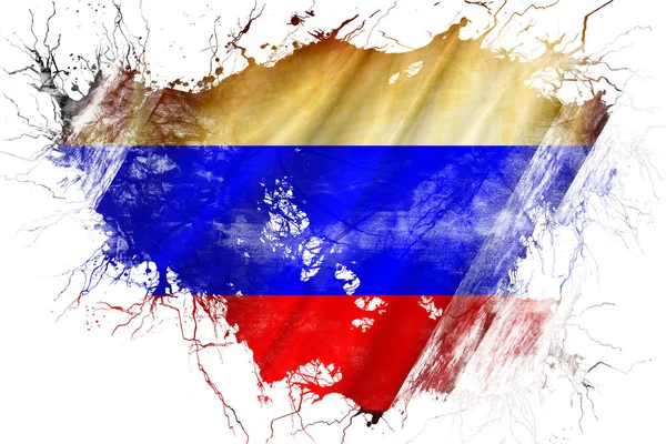 Grunge Old Russia Bandera — Foto de Stock