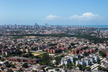 Aerial view of Pernambuco - Brazil clipart