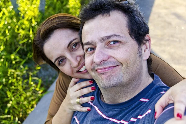 Brazilian couple selfie Stock Picture