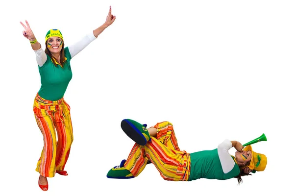 Brazilian fan lie-down or standing — Stock Photo, Image