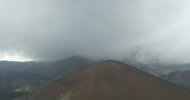 Etna laterale krater — Stockvideo