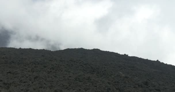 Etna laterale krater — Stockvideo