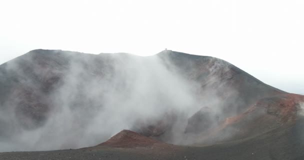 Krater Etny boczne — Wideo stockowe
