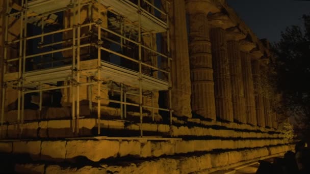Antiguo Templo Griego de Concordia — Vídeos de Stock