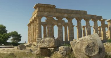 Selinunte Yunan tapınağı Sicilya