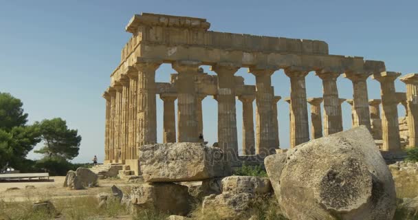 Selinunte temple grec Sicile — Video