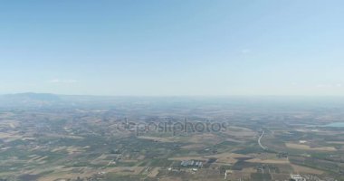  Erice Ortaçağ şehirden panoramik görünüm