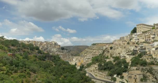 Ragusa stadsbilden i Italien — Stockvideo