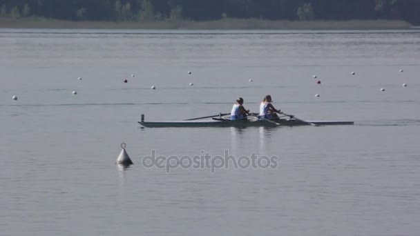 Krajský přebor veslování — Stock video