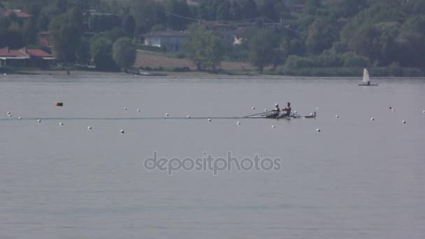 Krajský přebor veslování — Stock video