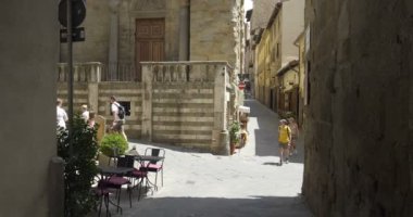 Santa Maria della Pieve Kilisesi. Arezzo, Toskana (İtalya) 