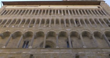 Santa Maria della Pieve Kilisesi. Arezzo, Toskana (İtalya) 
