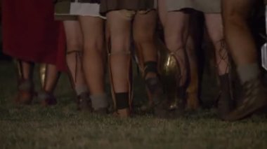 Yunan Makedonya falanks Mart yakın çekim