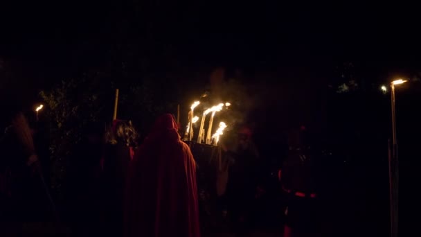 Chasse aux sorcières Nuit Mouvement lent — Video