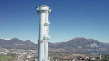 Hava Görünümü Endüstriyel Sanayi Yığını