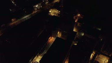 Hava Görüntüleme Endüstrisi Fabrika Gecesi