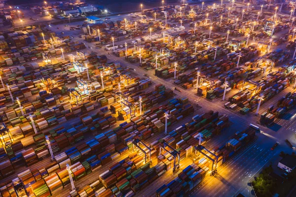 China Shangyangshan Port Containerhafen — Stockfoto
