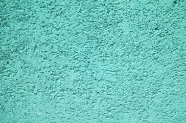 Cyan sıva duvarı. Soyut arkaplan.