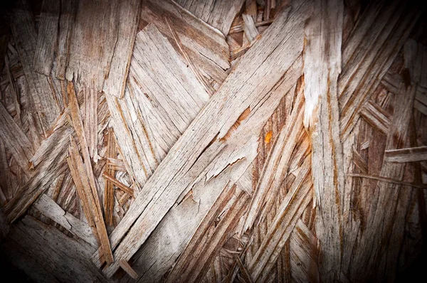 Weathered Pressed Wood Texture Vignette — Stock Photo, Image