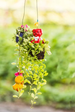 Ekici garnitür kireç bebek ile asılı