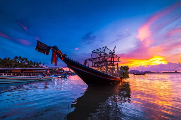 漁船や漁師の生活タイ — ストック写真