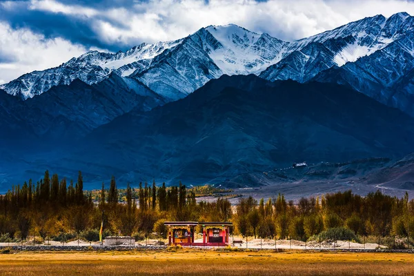 Paisagem Montanhosa Himalaia Longo Leh — Fotografia de Stock