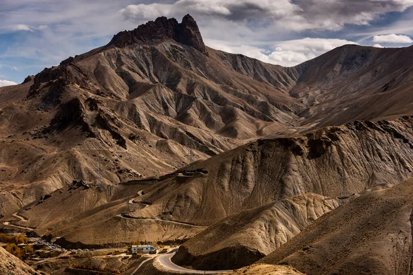 Άποψη Της Οροσειράς Ladakh Από Leh Στην Ινδία — Φωτογραφία Αρχείου