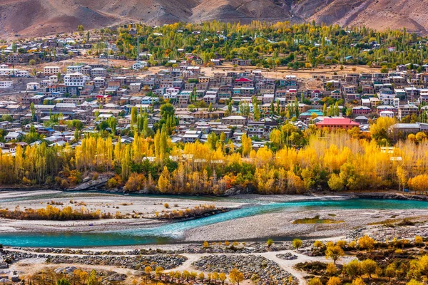 Leh Ladakh Όμορφο Τοπίο Οροσειρά Himalaya — Φωτογραφία Αρχείου