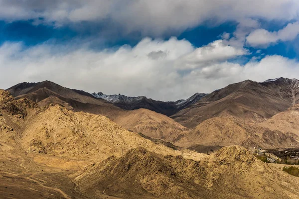 Città Leh Città Leh Trova Nell Himalaya Indiano Visto Leh — Foto Stock