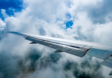 görünüm penceresinde bir uçağın kanat