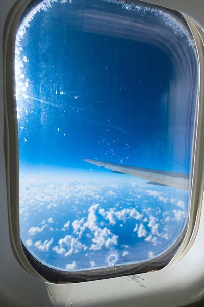 Porthole view inside — Stock Photo, Image